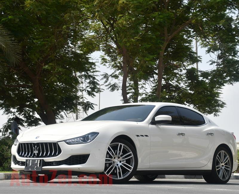 MASERATI GHIBLI - 2019 - V6 - GCC SPECS - DEALER WARRANTY - BANK LOAN 0 DOWNPAYMENT