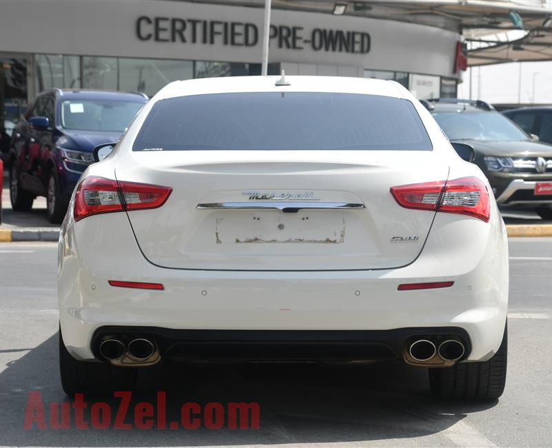 MASERATI GHIBLI - 2019 - V6 - GCC SPECS - DEALER WARRANTY - BANK LOAN 0 DOWNPAYMENT