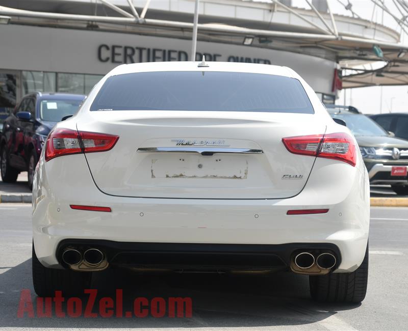 MASERATI GHIBLI - 2019 - V6 - GCC SPECS - DEALER WARRANTY - BANK LOAN 0 DOWNPAYMENT