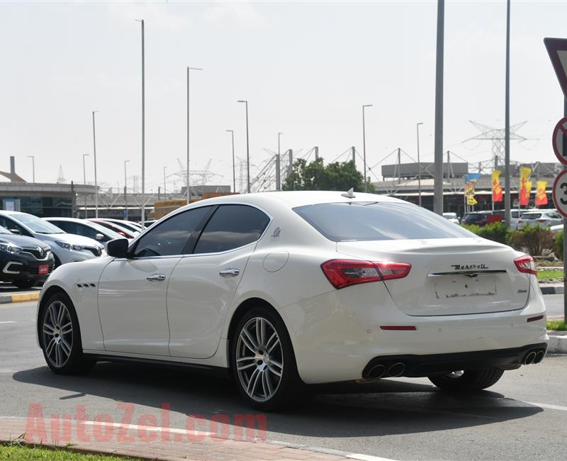 MASERATI GHIBLI - 2019 - V6 - GCC SPECS - DEALER WARRANTY - BANK LOAN 0 DOWNPAYMENT