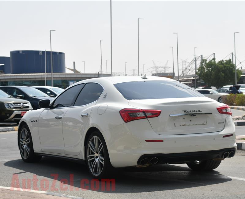 MASERATI GHIBLI - 2019 - V6 - GCC SPECS - DEALER WARRANTY - BANK LOAN 0 DOWNPAYMENT