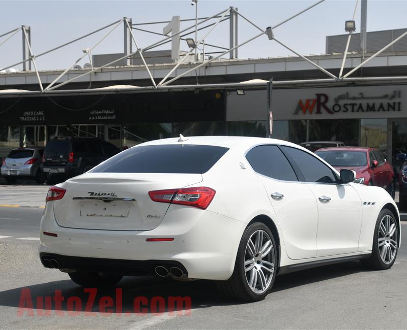 MASERATI GHIBLI - 2019 - V6 - GCC SPECS - DEALER WARRANTY - BANK LOAN 0 DOWNPAYMENT