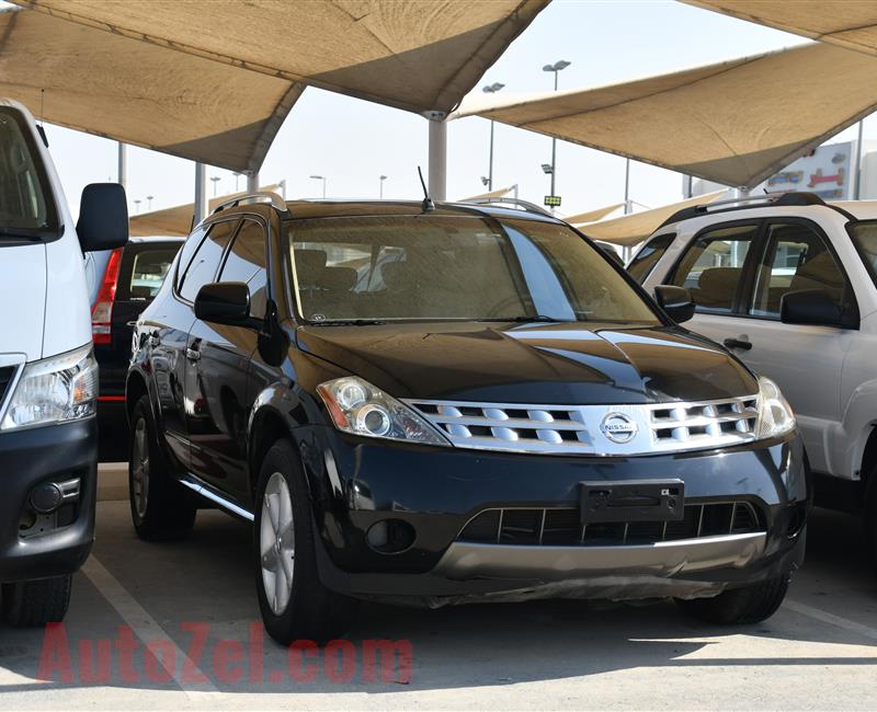 NISSAN MURANO- 2008- BLACK- 284 000 KM- GCC SPECS