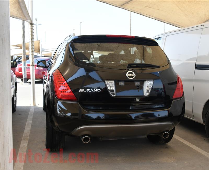 NISSAN MURANO- 2008- BLACK- 284 000 KM- GCC SPECS