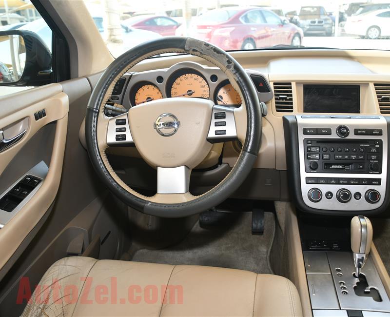 NISSAN MURANO- 2008- BLACK- 284 000 KM- GCC SPECS