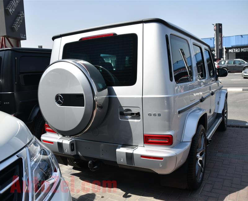 MERCEDES-BENZ G63- 2019- SILVER- 20 000 KM- GCC SPECS