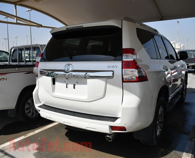 LAND CRUISER PRADO VXR- 2017- WHITE- 42 000 KM- GCC SPECS