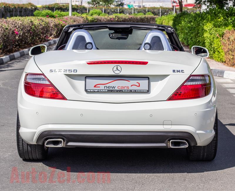 MERCEDES-BENZ SLK250- 2013- WHITE- 125 305 KM- GCC SPECS