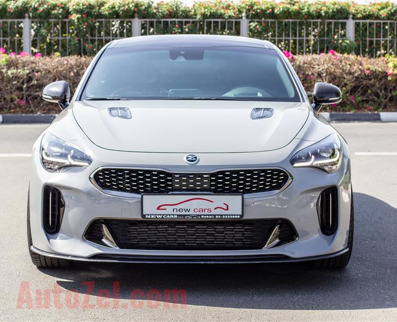 KIA STINGER- 2018- SILVER- AMERICAN SPECS- 1YR WARRANTY