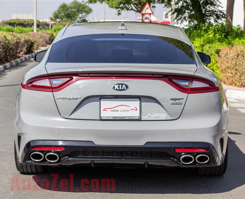 KIA STINGER- 2018- SILVER- AMERICAN SPECS- 1YR WARRANTY