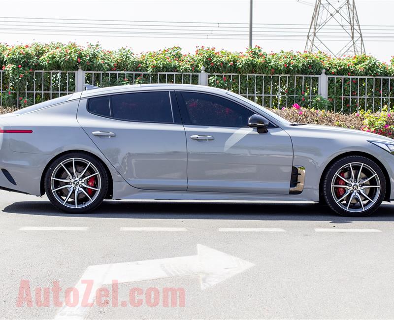 KIA STINGER- 2018- SILVER- AMERICAN SPECS- 1YR WARRANTY