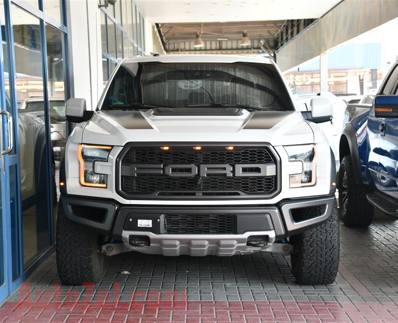 FORD RAPTOR- 2018- 59 000 KM- GCC SPECS- FULL OPTION- 5YRS WARRANTY