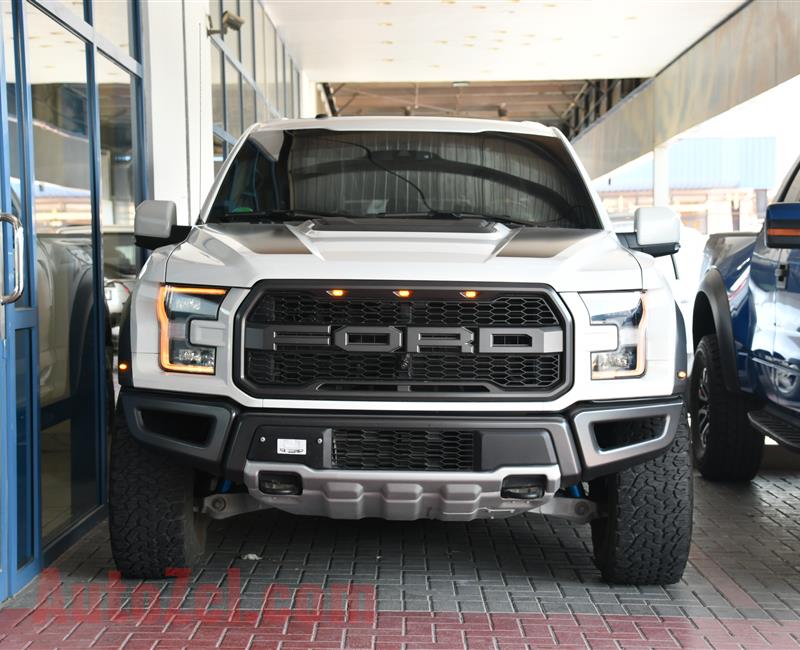 FORD RAPTOR- 2018- 59 000 KM- GCC SPECS- FULL OPTION- 5YRS WARRANTY