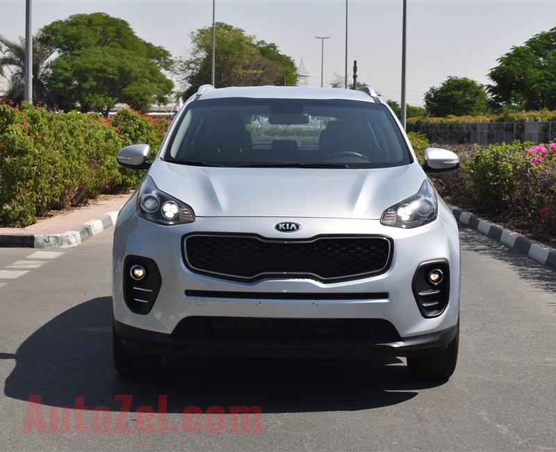 KIA SPORTAGE 2.0- 2018- SILVER- 62 000 KM- GCC SPECS- CALL FOR THE PRICE