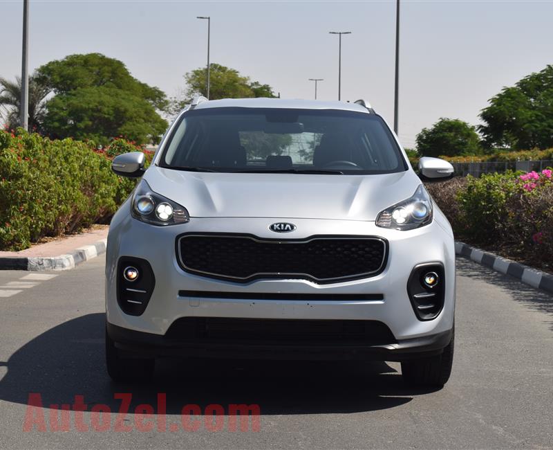 KIA SPORTAGE 2.0- 2018- SILVER- 62 000 KM- GCC SPECS- CALL FOR THE PRICE