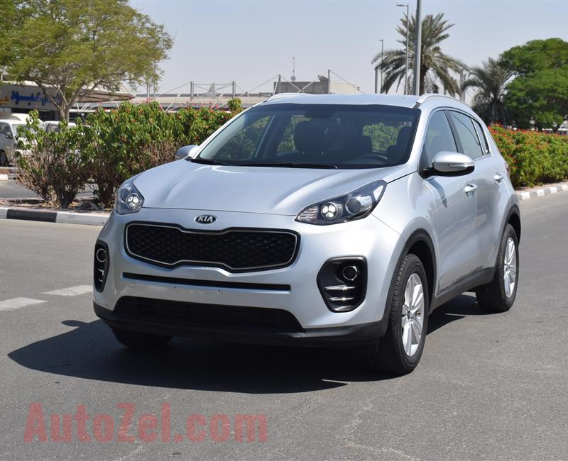 KIA SPORTAGE 2.0- 2018- SILVER- 62 000 KM- GCC SPECS- CALL FOR THE PRICE