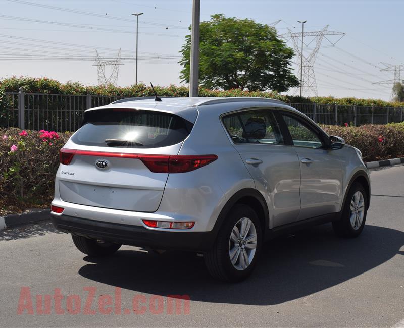 KIA SPORTAGE 2.0- 2018- SILVER- 62 000 KM- GCC SPECS- CALL FOR THE PRICE