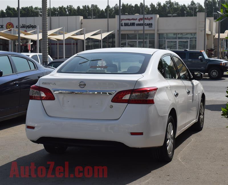 NISSAN SENTRA- 2014- WHITE- 231 000 KM- CALL FOR THE PRICE