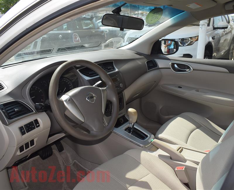 NISSAN SENTRA- 2014- WHITE- 231 000 KM- CALL FOR THE PRICE