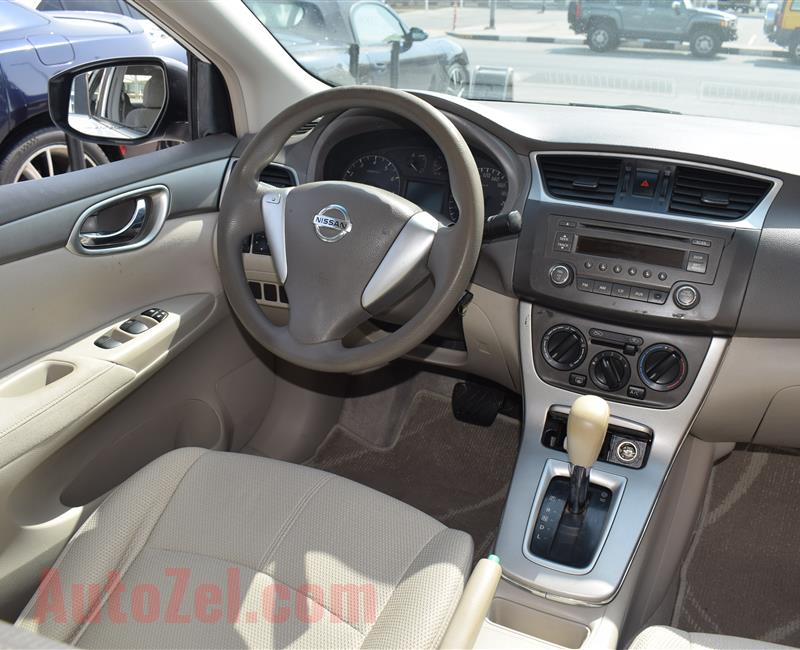 NISSAN SENTRA- 2014- WHITE- 231 000 KM- CALL FOR THE PRICE