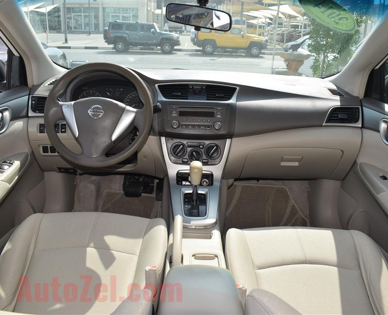 NISSAN SENTRA- 2014- WHITE- 231 000 KM- CALL FOR THE PRICE