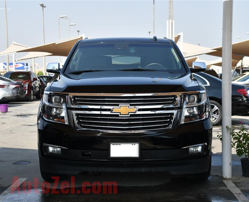 CHEVROLET TAHOE LTZ- 2017- BLACK- 56 000 KM- GCC SPECS