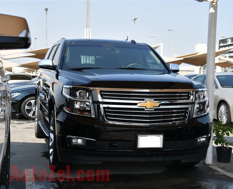 CHEVROLET TAHOE LTZ- 2017- BLACK- 56 000 KM- GCC SPECS