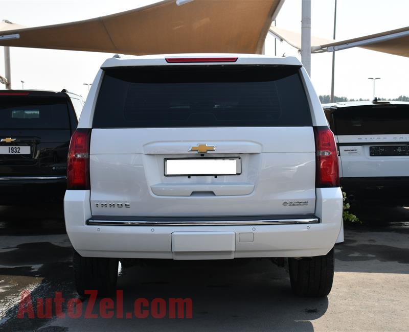 CHEVROLET TAHOE LTZ- 2017- WHITE- 71 000 KM- GCC SPECS