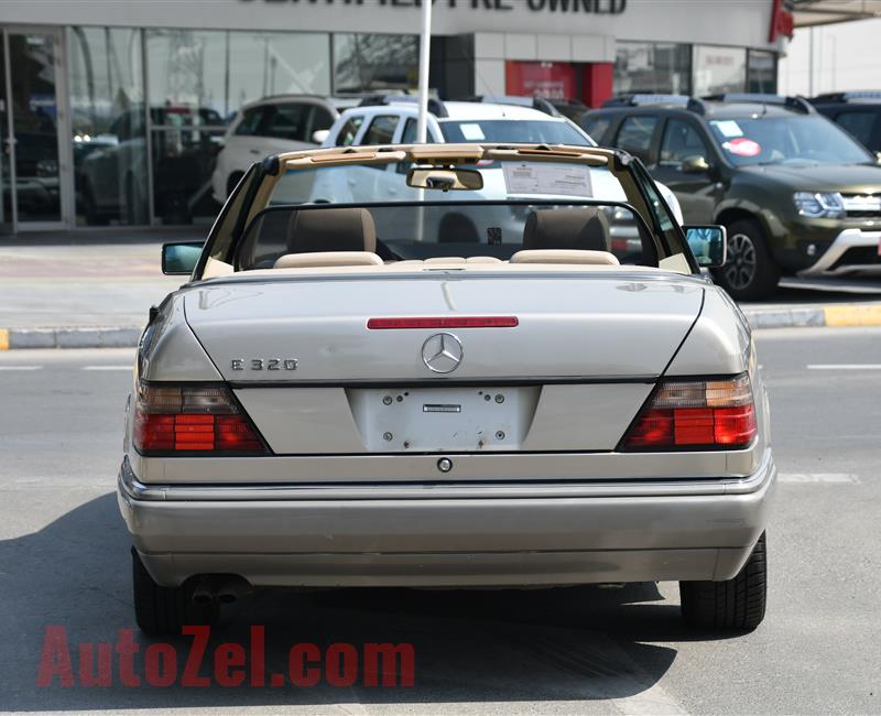 MERCEDES E320 - 1995 - AMERICAN SPECS - CONVERTIBLE -