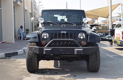 JEEP WRANGLER- 2010- BLACK- GCC SPECS- MANUAL TRANSMISSION