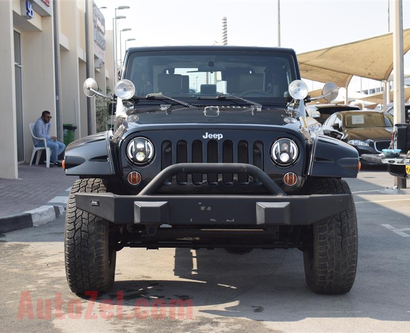 JEEP WRANGLER- 2010- BLACK- GCC SPECS- MANUAL TRANSMISSION