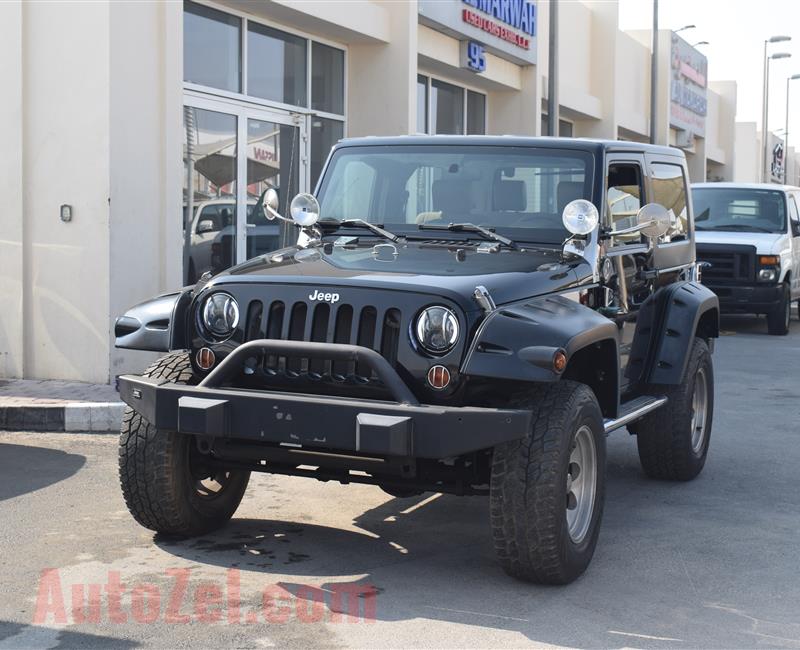 JEEP WRANGLER- 2010- BLACK- GCC SPECS- MANUAL TRANSMISSION