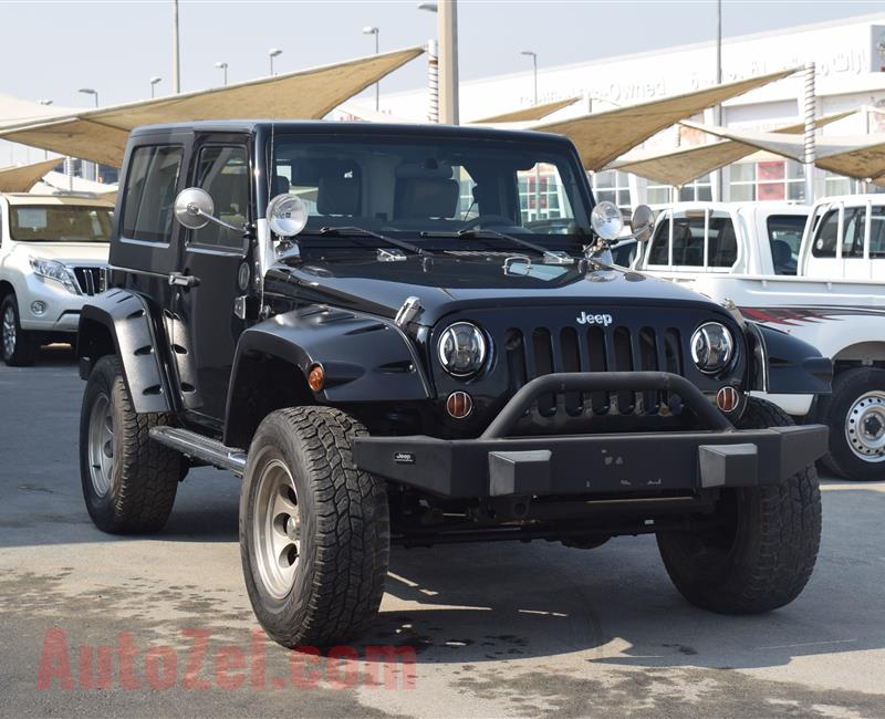 JEEP WRANGLER- 2010- BLACK- GCC SPECS- MANUAL TRANSMISSION