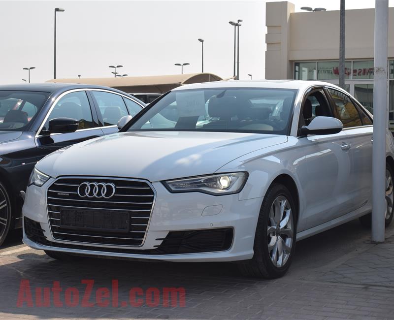 AUDI A6- 2016- WHITE- 89 000 KM- GCC SPECS