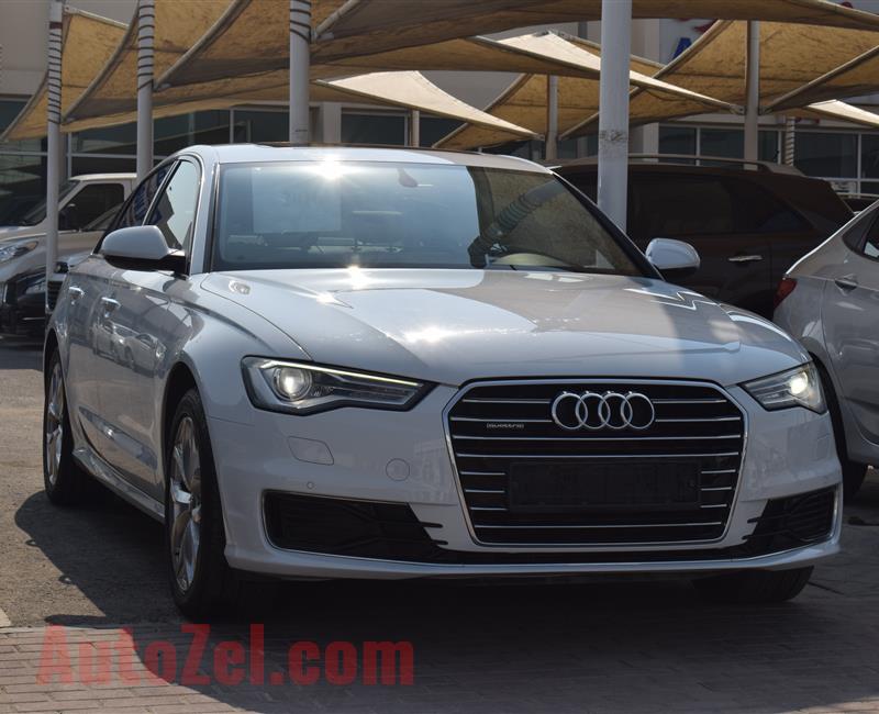 AUDI A6- 2016- WHITE- 89 000 KM- GCC SPECS