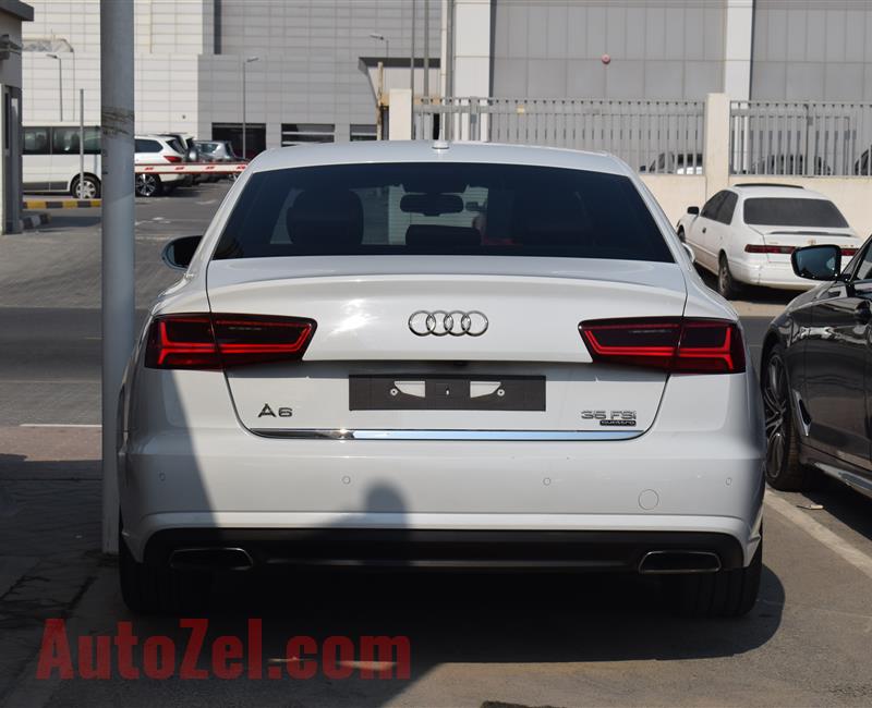 AUDI A6- 2016- WHITE- 89 000 KM- GCC SPECS