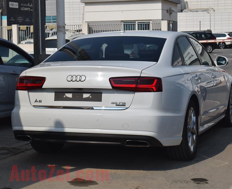 AUDI A6- 2016- WHITE- 89 000 KM- GCC SPECS