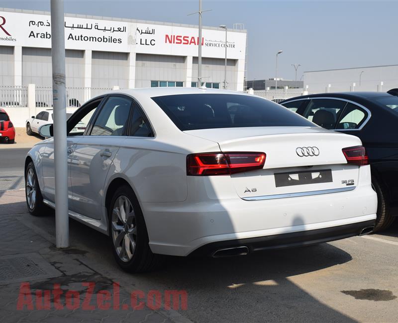 AUDI A6- 2016- WHITE- 89 000 KM- GCC SPECS