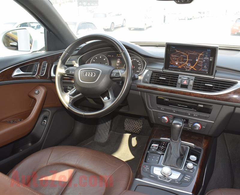 AUDI A6- 2016- WHITE- 89 000 KM- GCC SPECS