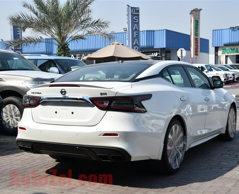 NISSAN MAXIMA SR- 2020- WHITE- 6 CYLINDER- GCC SPECS