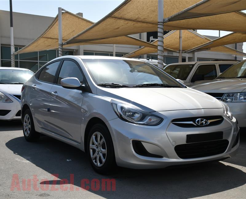 HYUNDAI ACCENT- 2015- SILVER- 90 000 KM- KOREAN SPECS- CALL FOR THE PRICE