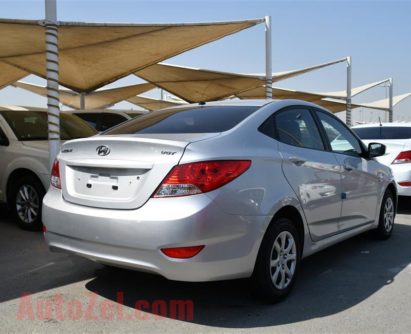 HYUNDAI ACCENT- 2015- SILVER- 90 000 KM- KOREAN SPECS- CALL FOR THE PRICE