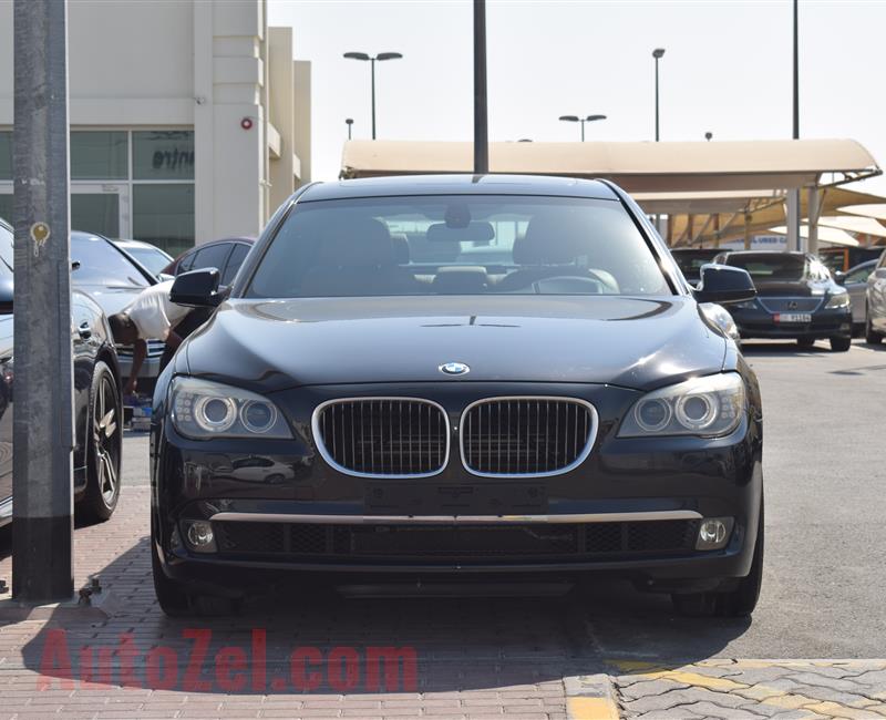 BMW 750Li- 2010- BLACK- 141 000 KM- GCC SPECS