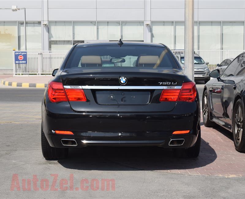 BMW 750Li- 2010- BLACK- 141 000 KM- GCC SPECS
