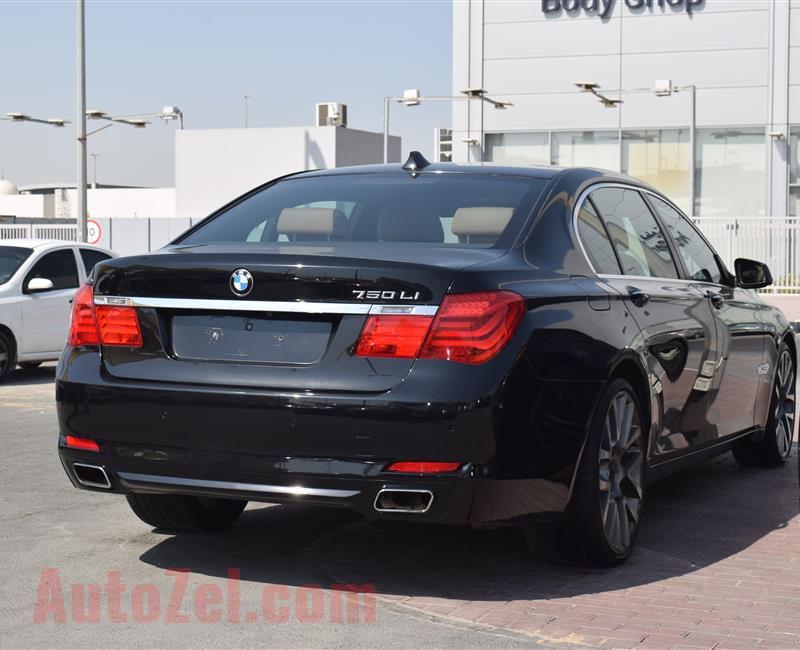 BMW 750Li- 2010- BLACK- 141 000 KM- GCC SPECS