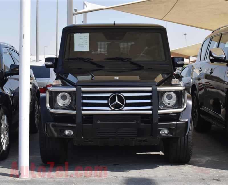 MERCEDES-BENZ G55- 2012- BLACK- 120 000 KM- GCC SPECS