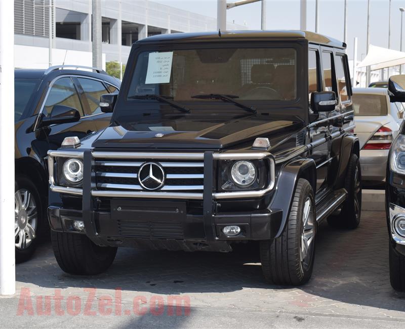 MERCEDES-BENZ G55- 2012- BLACK- 120 000 KM- GCC SPECS