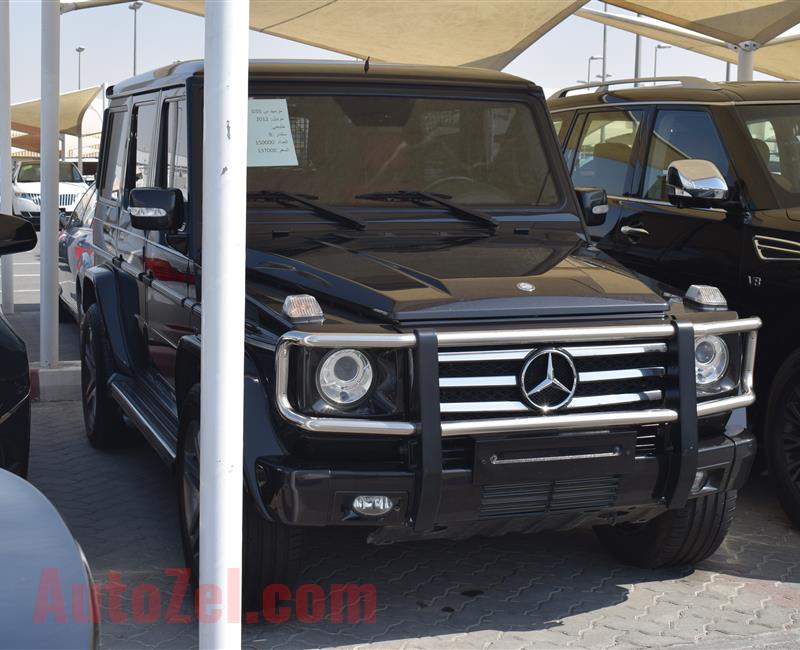 MERCEDES-BENZ G55- 2012- BLACK- 120 000 KM- GCC SPECS