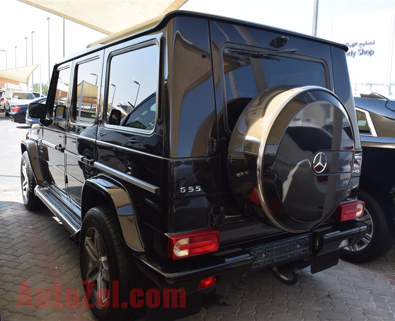 MERCEDES-BENZ G55- 2012- BLACK- 120 000 KM- GCC SPECS