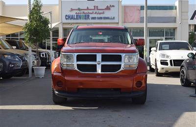 DODGE NITRO 4X4- 2007- ORANGE- 221 000 KM- GCC SPECS- CALL...